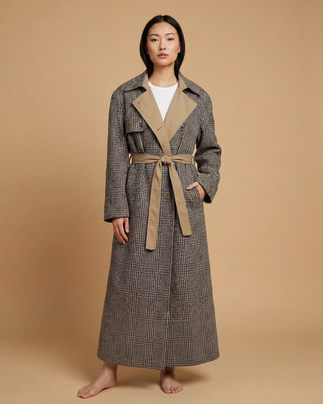 Kazári Double Faced Trench Coat