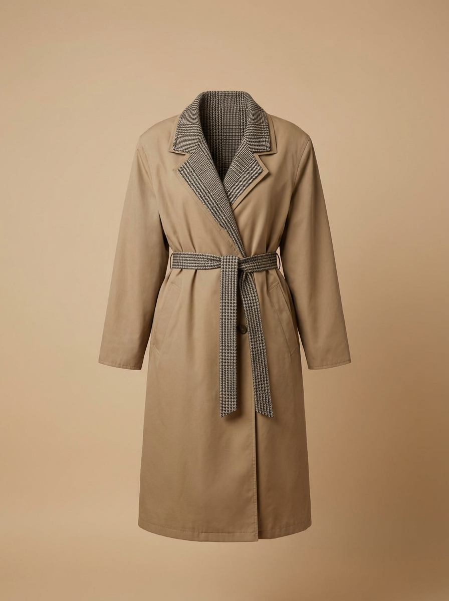 Kazári Double Faced Trench Coat