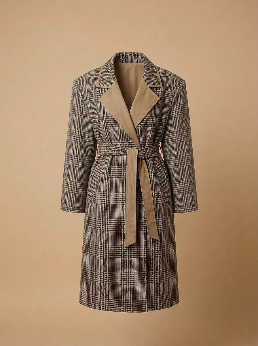 Kazári Double Faced Trench Coat