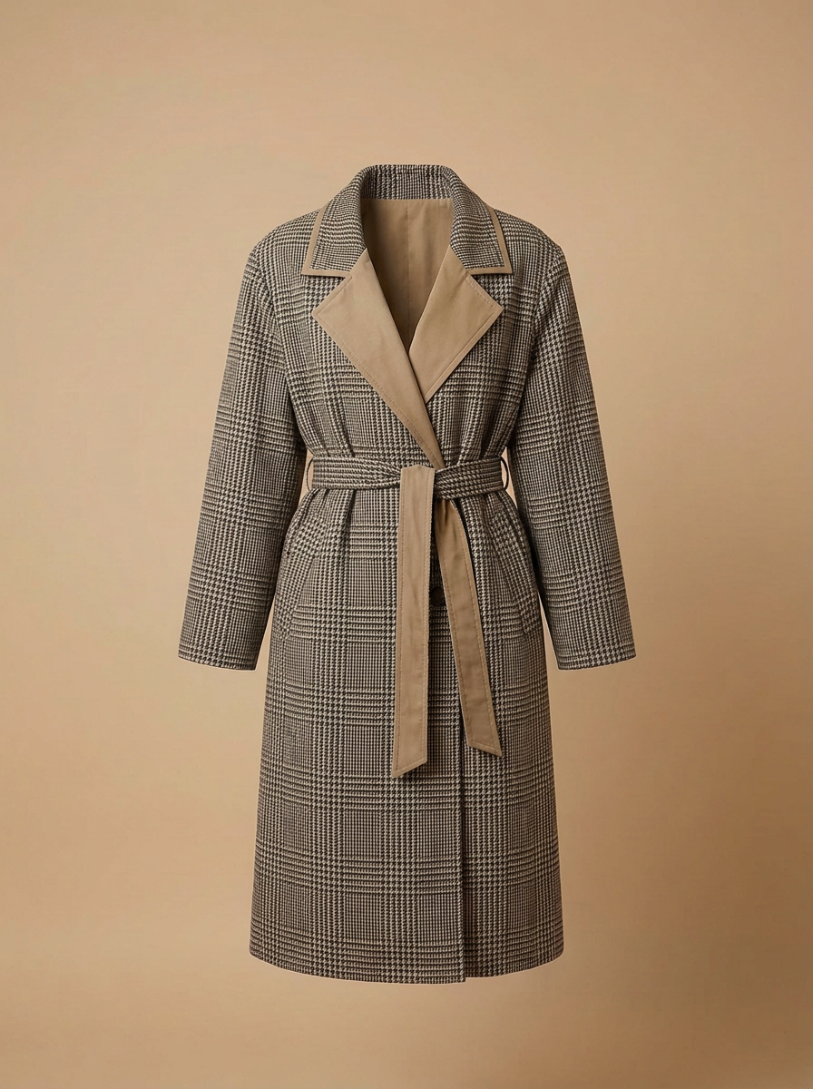 Kazári Double Faced Trench Coat