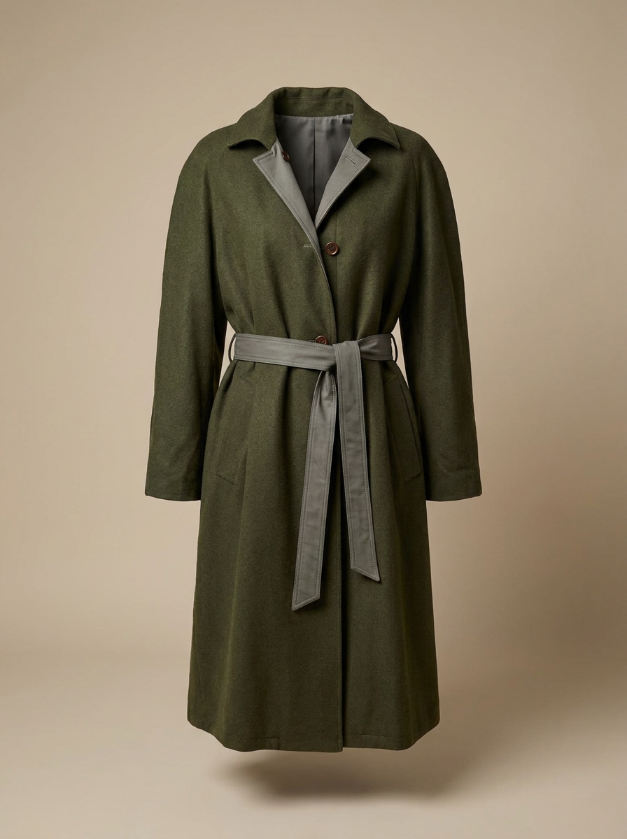 Kazári Double Faced Trench Coat