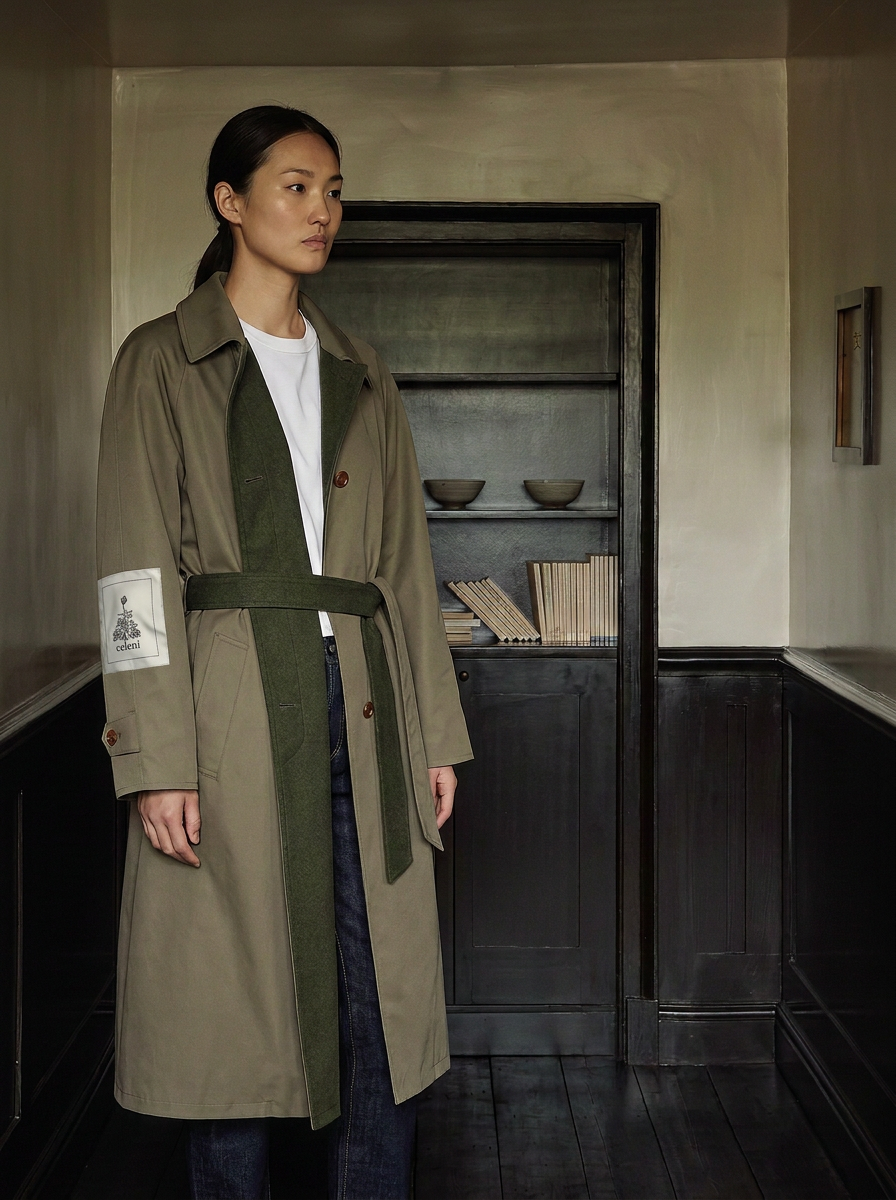 Kazári Double Faced Trench Coat
