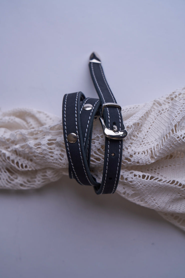 Thin leather Belt