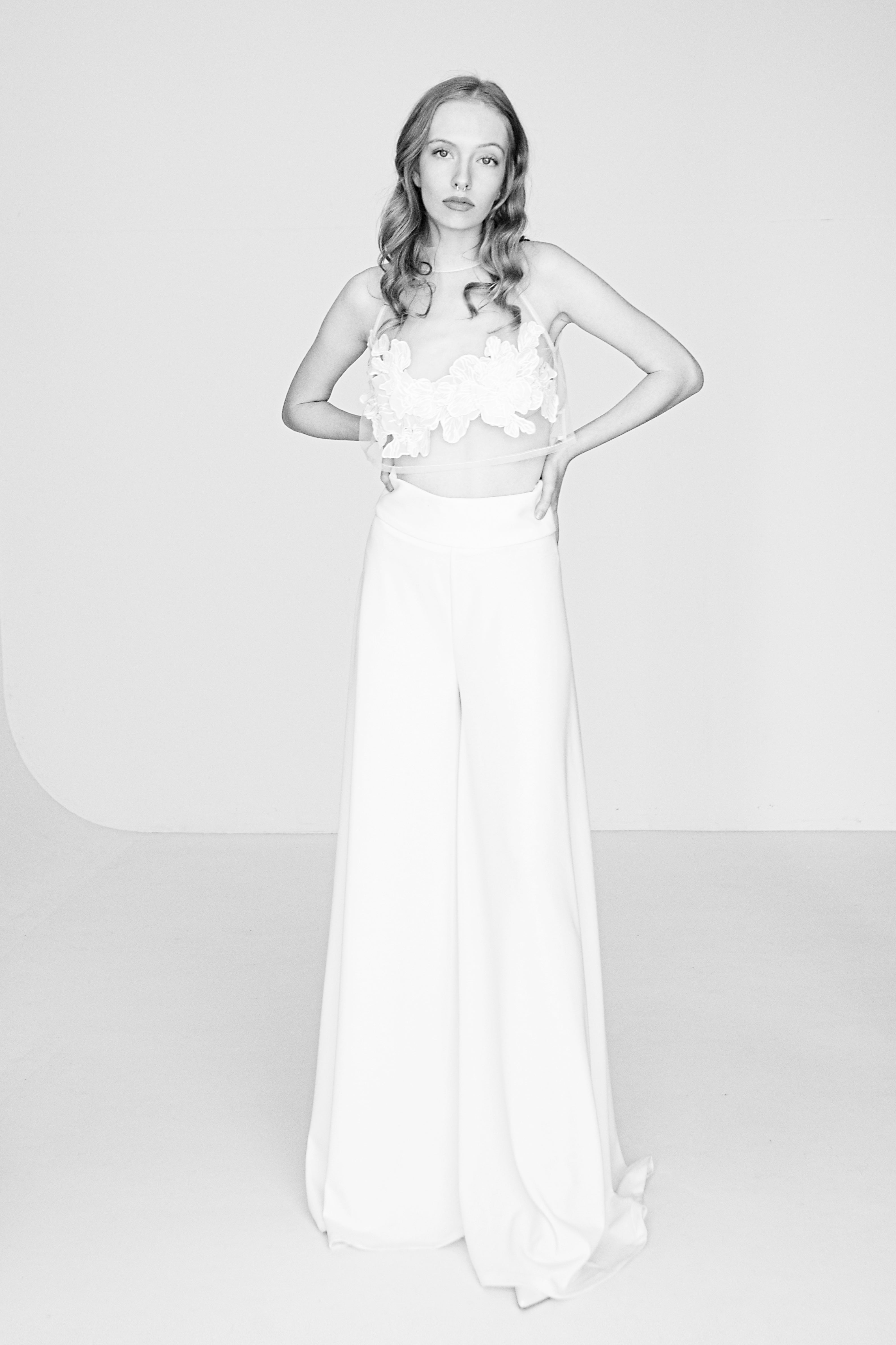 Anada Bridal skirt-style trousers
