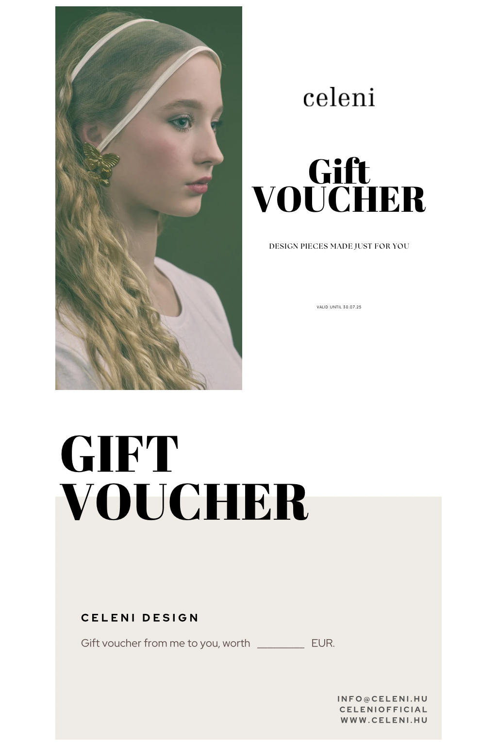 CELENI gift card