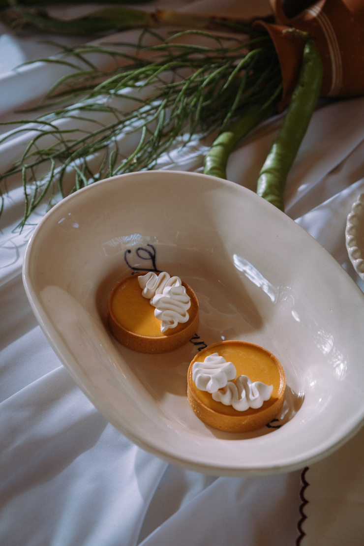 To Love and To Serve Oval Salad Bowl