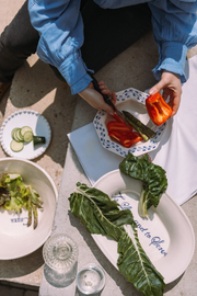 To Love and To Serve Oval Salad Bowl