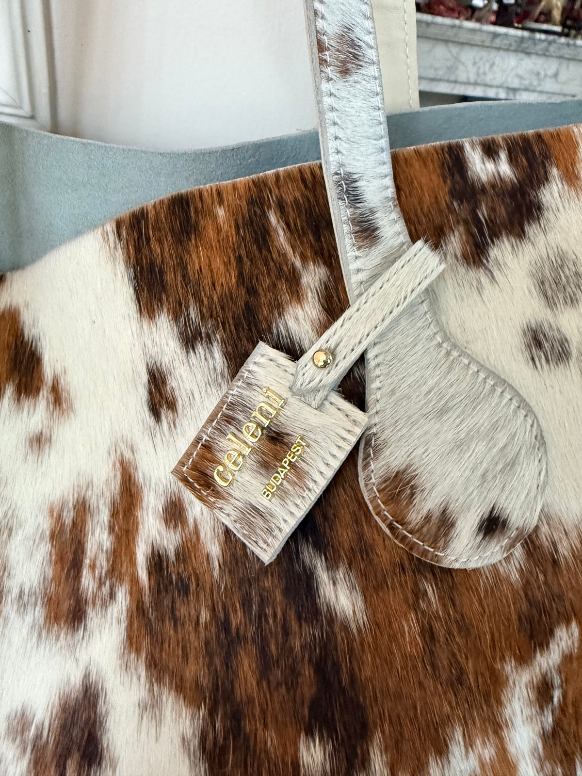 Brown Fur Tote bag