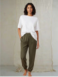 triphala trousers (olive-powder)