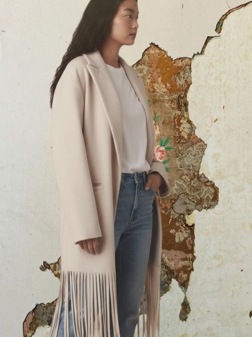 eranda fringe coat