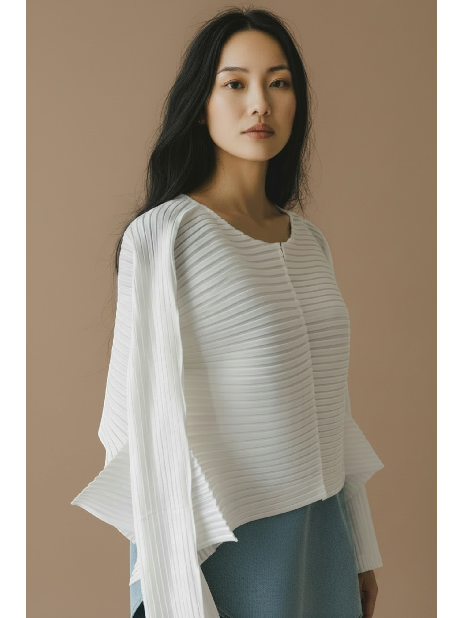 annanas pleated top