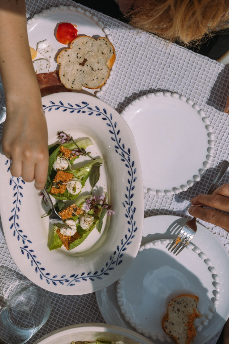 Oval Salad Bowl