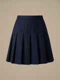 Gallyas Blue Pleated Skirt