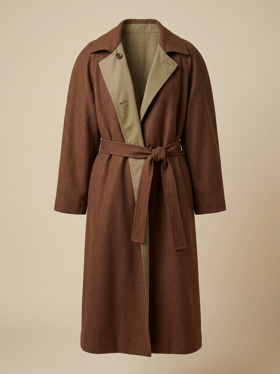 Kazári Double Faced Trench Coat