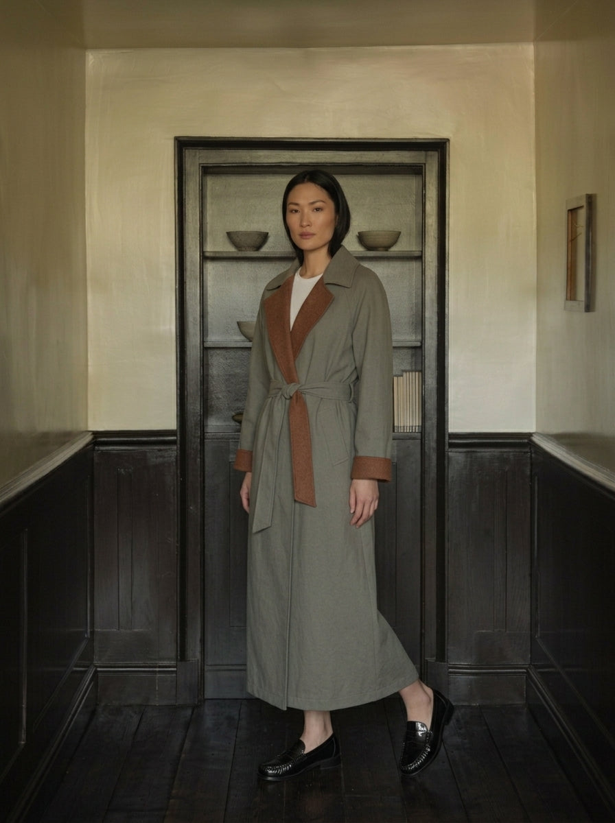 Kazári Double Faced Trench Coat