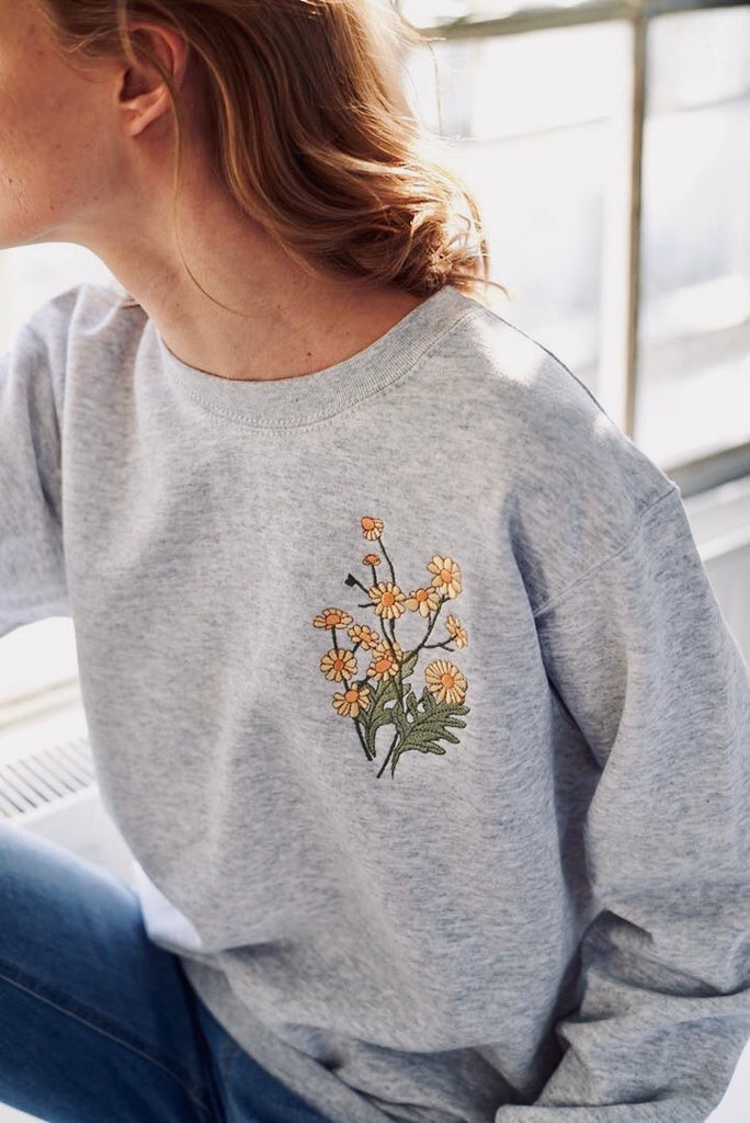 Sweater floral best sale