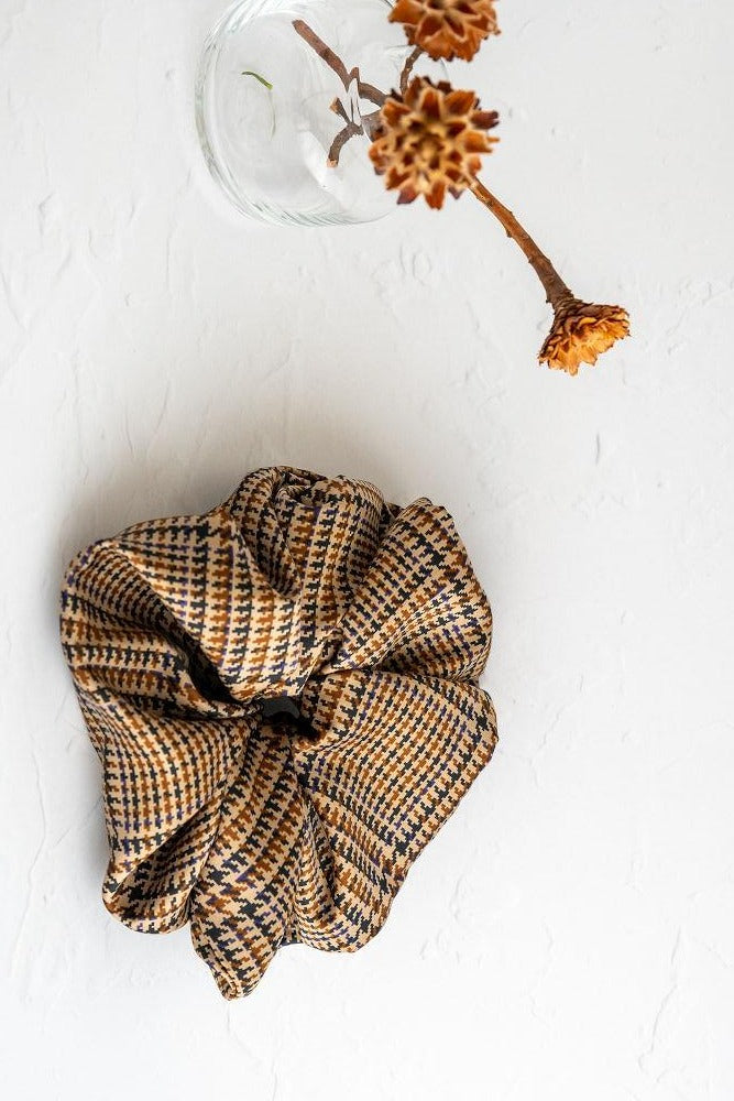 Plaid Scrunchie